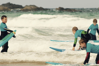Casa Mae kids surfing