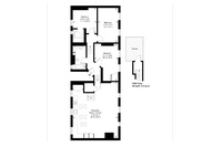3BR penthouse floor plan