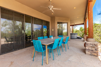 Guests enter the property through either garage. Guests are welcome to park in the garages or driveways, there is plenty of space for everyone, but street parking is not allowed. 
| The Sonoran by Boutiq Luxury Vacation Rentals | Scottsdale, Arizona