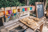 Messy Kitchen for the kids block kids club Large