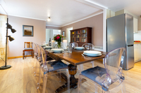 Open plan living at the cottage at Les Chouettes