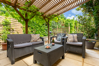 Escape the sun at the cottage at Les Chouettes